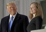 President Donald J. Trump participates in the ceremonial swearing-in of Amy Coney Barrett