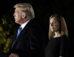 President Donald J. Trump participates in the ceremonial swearing-in of Amy Coney Barrett