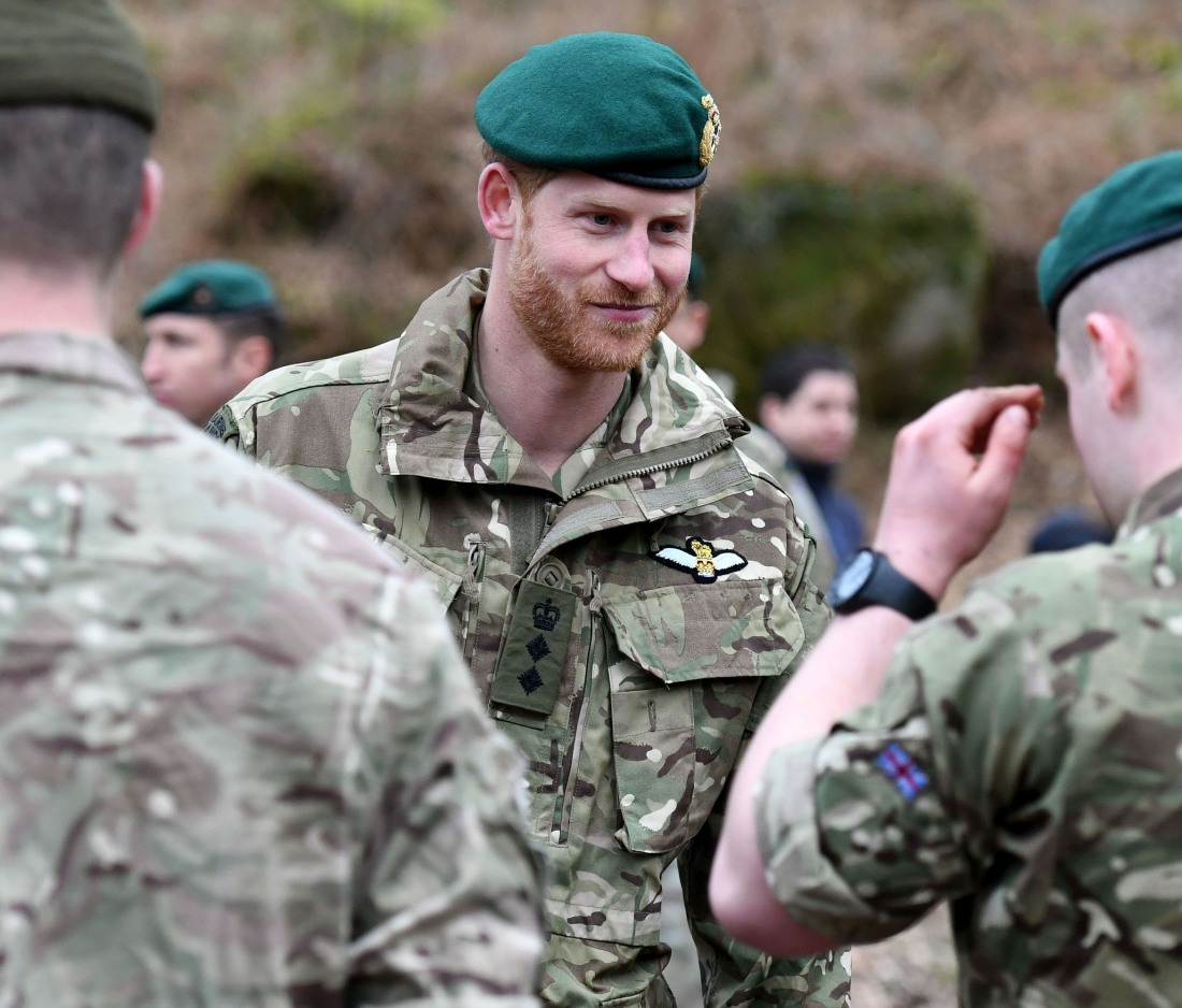 The Duke Of Sussex Carries Out Green Beret Presentation