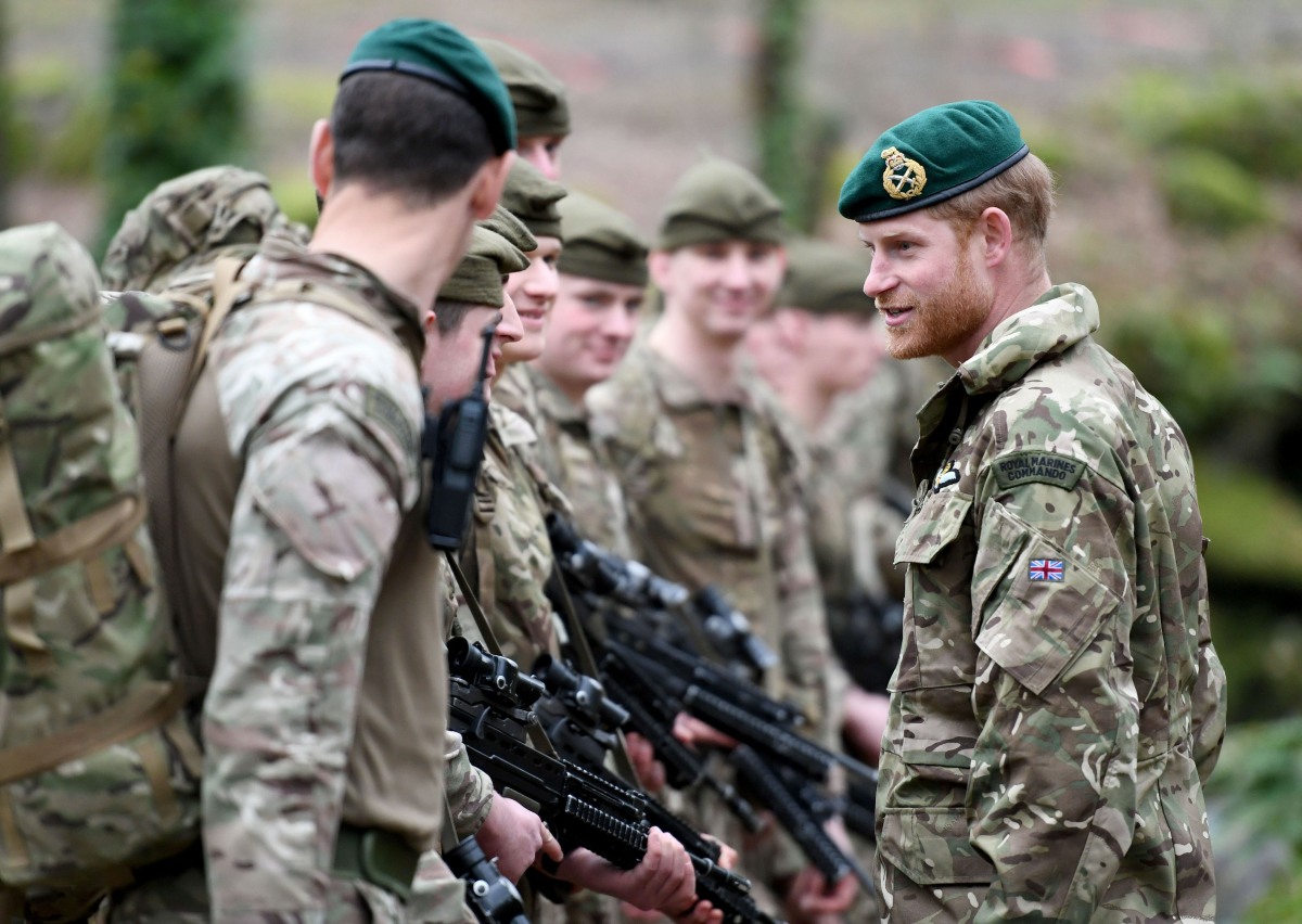 The Duke Of Sussex Carries Out Green Beret Presentation