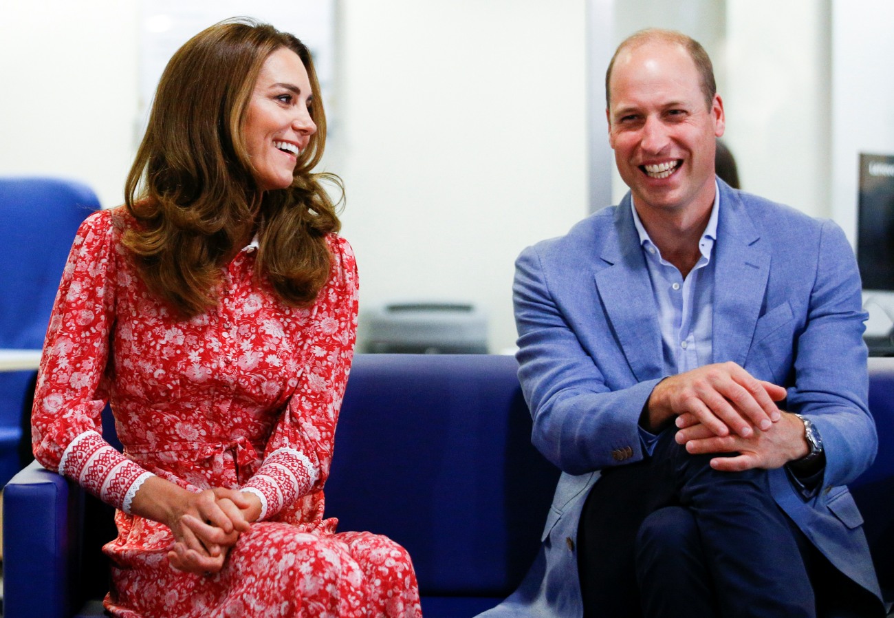 Britain's Prince William and Catherine, Duchess of Cambridge speak to people looking for work at the London Bridge Jobcentre, in London