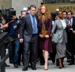 Nicole Kidman films with Hugh Grant and Donald Sutherland in NYC