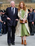 Nicole Kidman films with Hugh Grant and Donald Sutherland in NYC