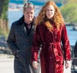 Nicole Kidman and Hugh Grant film a scene for ''The Undoing''