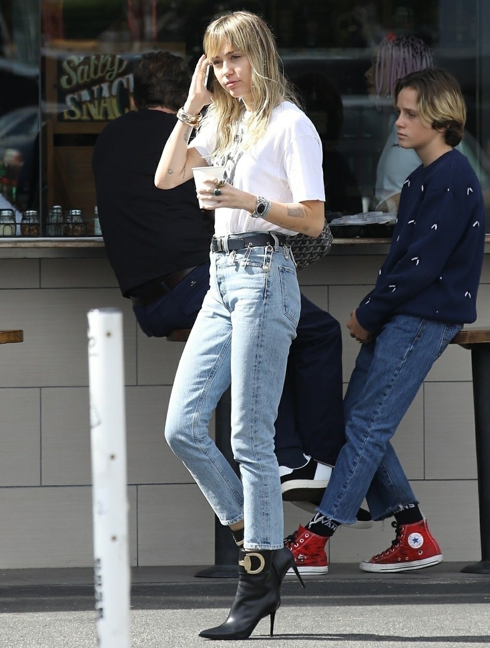 Miley Cyrus and Cody Simpson step out for a morning coffee at The Oaks Gourmet