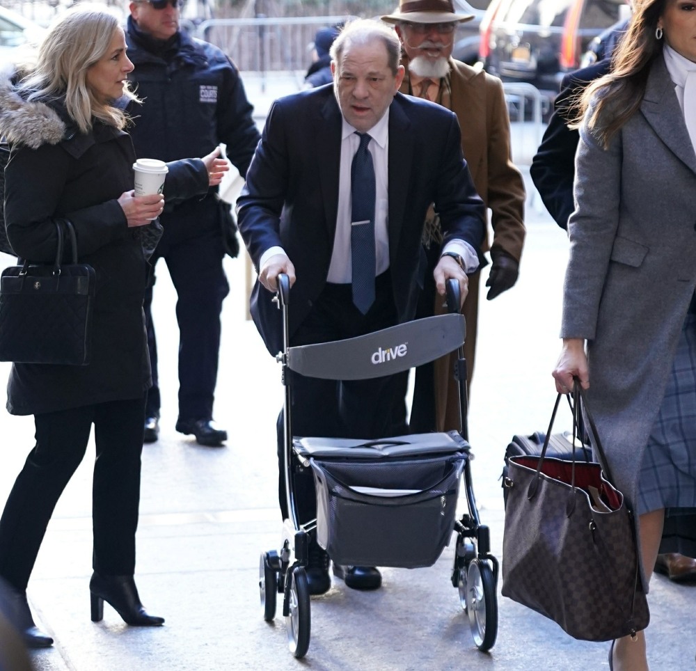 Harvey Weinstein at Manhattan Criminal Court in New York City