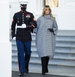 First Lady Melania Trump Accepting Delivery of the White House Christmas Tree