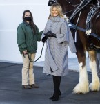 First Lady Melania Trump Accepting Delivery of the White House Christmas Tree