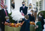 President Trump Pardons the National Thanksgiving Turkey in Washington, DC