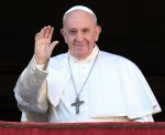 On the occasion of the Christmas holidays, Pope Francis gives the Urbi et Orbi blessing, St. Peter's Basilica, Vatican City, Italy