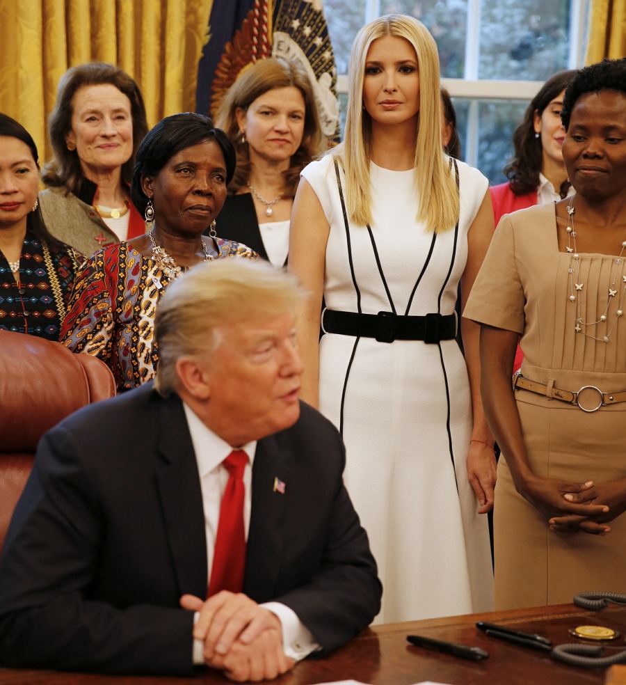 Trump signs the "Women's Global Development and Prosperity" Initiative