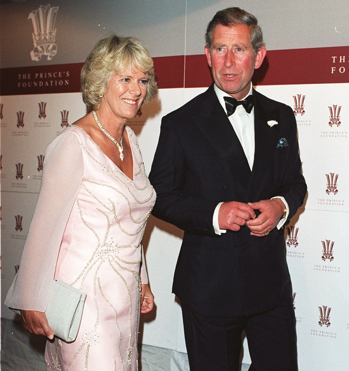 HRH THE PRINCE OF WALESand Mrs CAMILLA PARKER BOWLESAttending a Gala Dinner in honour of the Prince's Foundation at the Foundation's headquarters in Charlotte Street, ShoreditchCOMPULSORY CREDIT: UPPA/Photoshot PhotoUGL 017469/D-24   20.06.2000