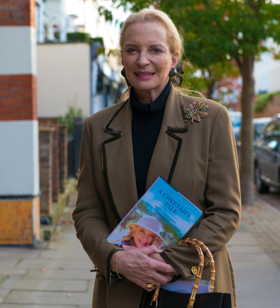 Cheltenham Gloucestershire.Cheltenham Literature Festival....HRH Princess Michael of Kent launches her new book A Cheetahs Tale.