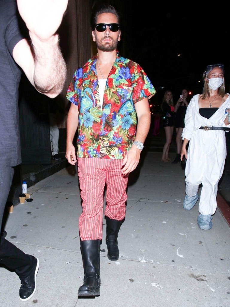 Scott Disick tries bold fashion by dressing up as 'Ace Ventura' at a Halloween Party!