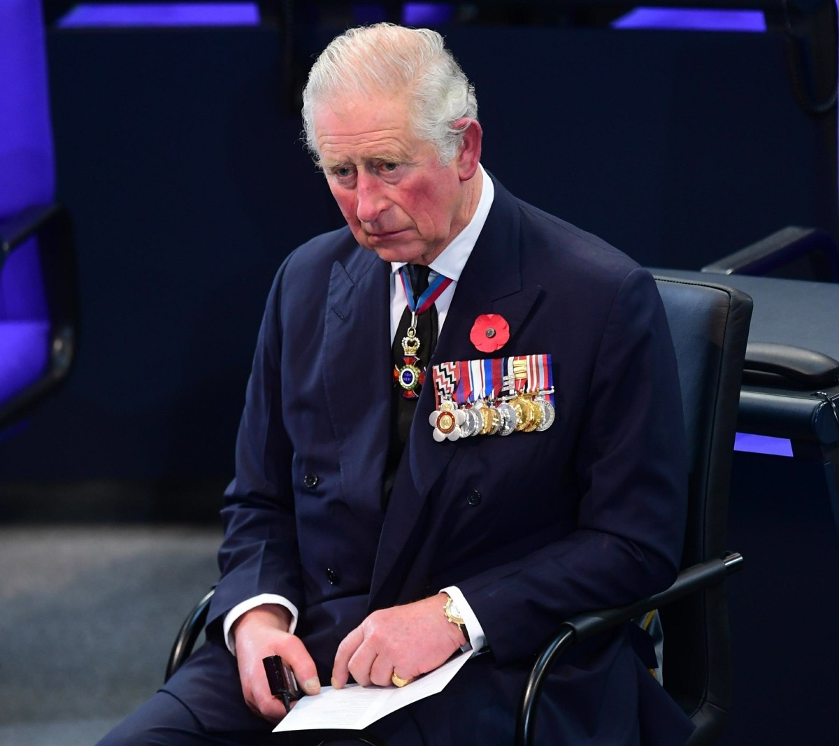 Prince Charles And Camilla visit Berlin To Attend National Mourning Day Events