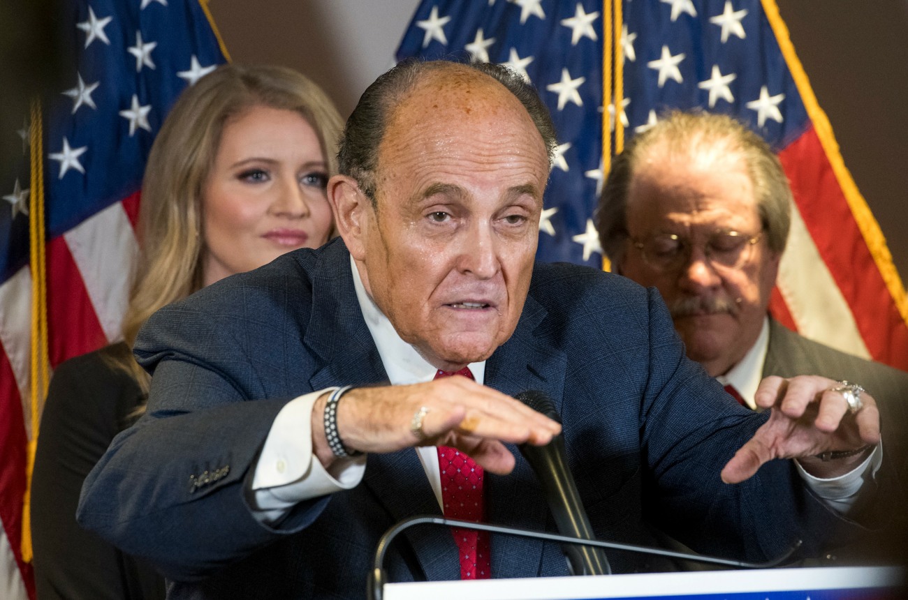 Giuliani Press Conference at RNC Headquarters