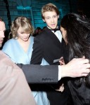 Cute couple Taylor Swift and Joe Alwyn leaving the BAFTA party at Annabel's