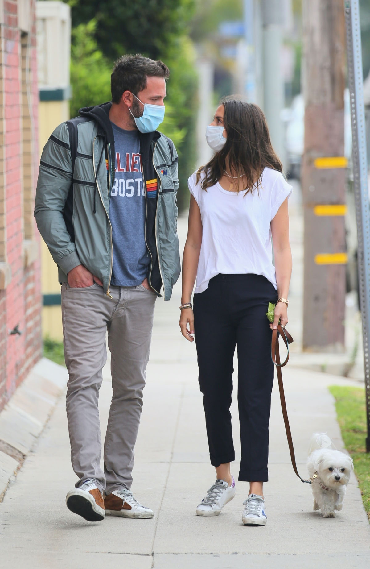 Ben Affleck and Ana de Armas take a morning walk