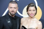 Justin Timberlake, Jessica Biel at arriv...