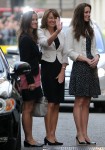 Royal wedding - Kate Middleton with mother and sister
