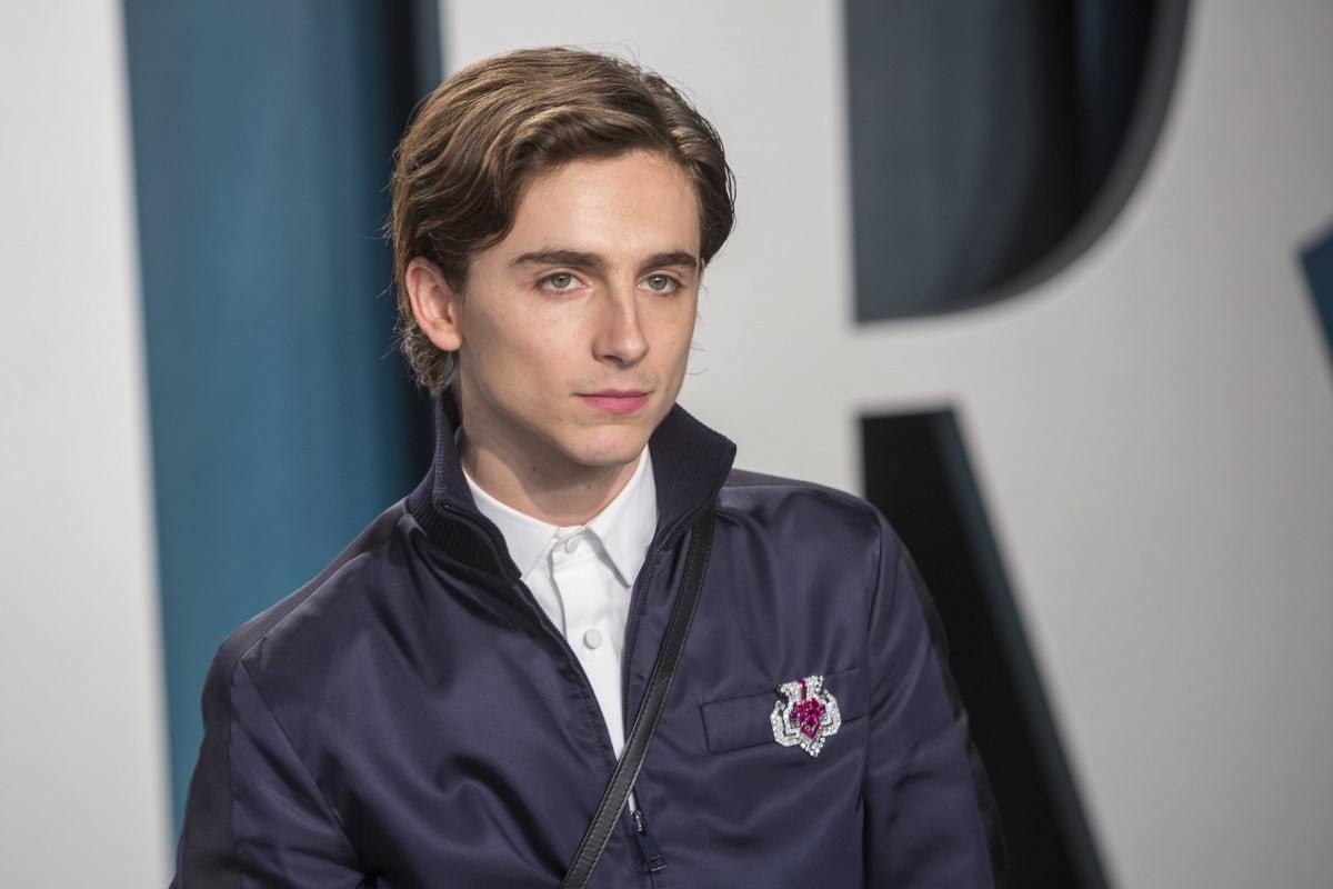 Timothee Chalamet attends the Vanity Fair Oscar Party at Wallis Annenberg Center for the Performing...