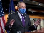 Speaker of the House Nancy Pelosi and United States Senate Minority Leader Chuck Schumer holds a joint press conference.