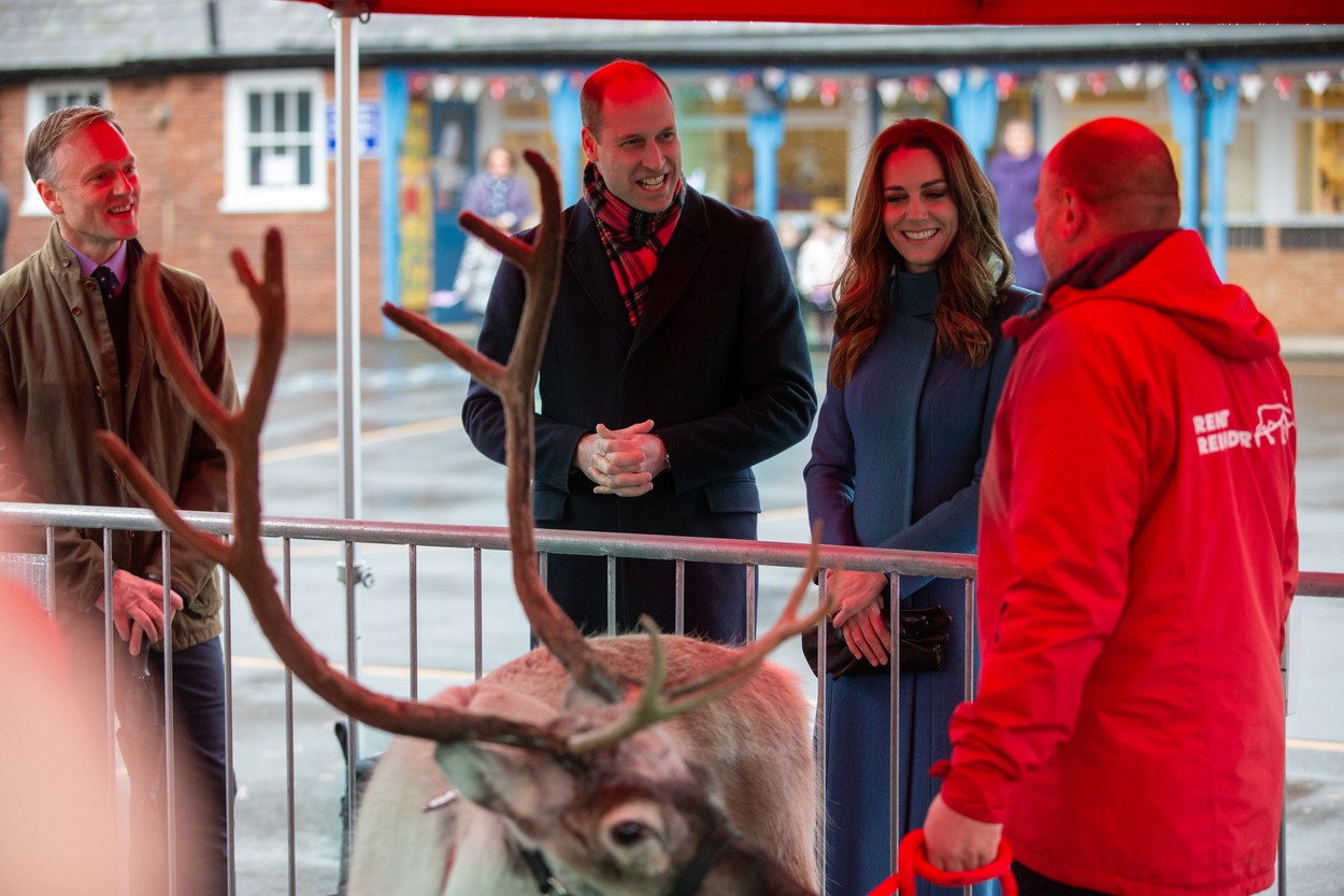 The Duke and Duchess of Cambridge, visit Holy Trinity Church of England First School in Berwick-Upon-Tweed