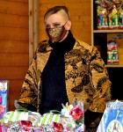 Princess Charlene of Monaco shows off her new punkish hairstyle at The traditional Christmas Tree children event at Monaco