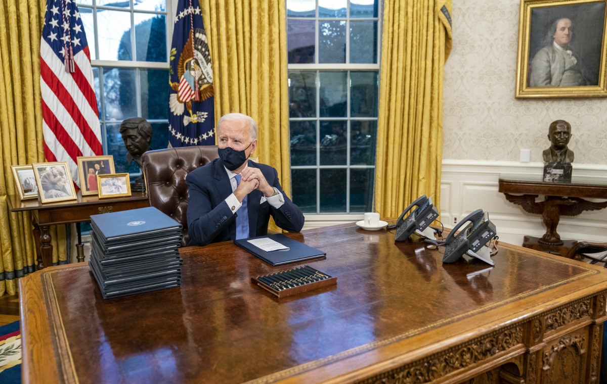 Biden Signs First Executive Orders