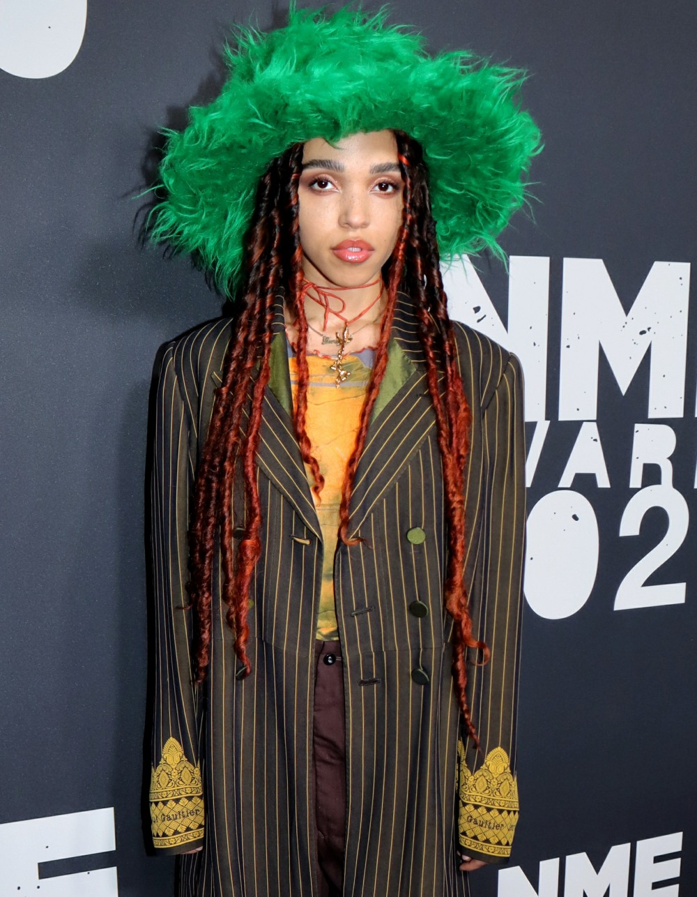 FKA Twigs attending the  NME Awards 2020 at the O2 Academy Brixton, London
