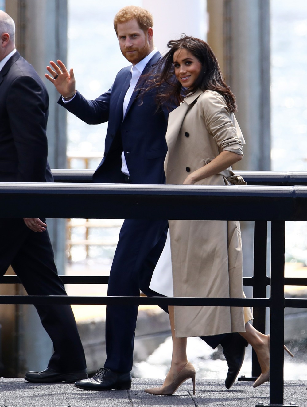 Prince Harry and pregnant Meghan Markle step out in Sydney