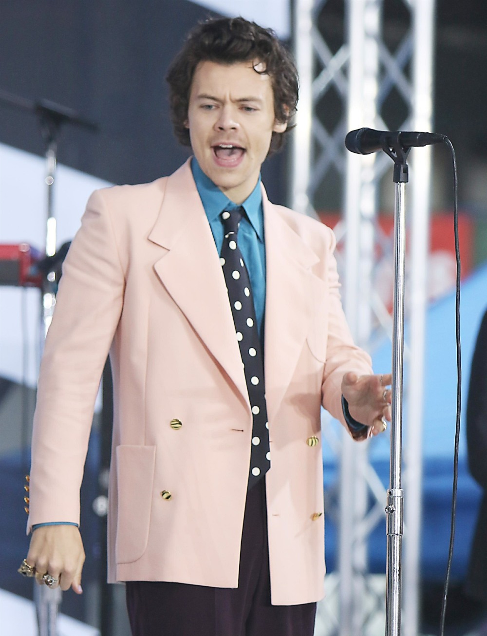 Harry Styles performs during the Today Show Concert Series