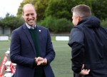 The Duke Of Cambridge Visits Hendon FC As Part Of The Heads Up Campaign