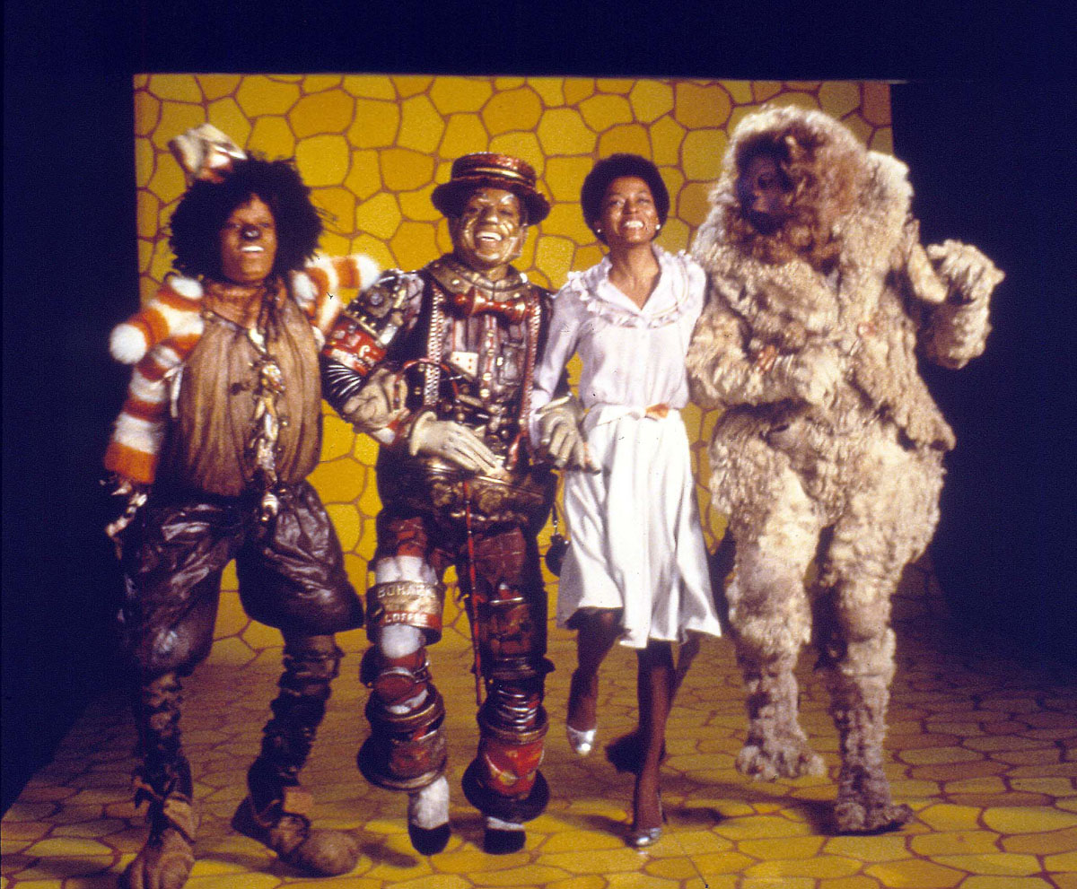 Left to Right: MICHAEL JACKSON, American Pop Singer; NIPSEY RUSSELL; DIANA ROSS, American Singer and TED ROSS Stars of the film "The Wiz" COMPULSORY CREDIT: UPPA/Photoshot Photo CAB 170880   21.12.1983
