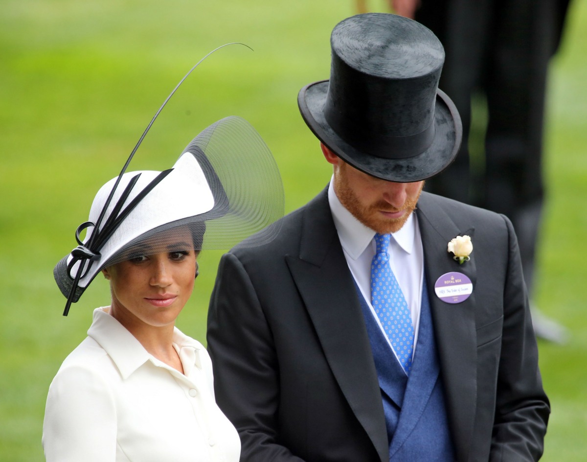 Royal Ascot, United Kingdom, Prince Harry, Duke of Sussex and his wife Meghan, Duchess of Sussex