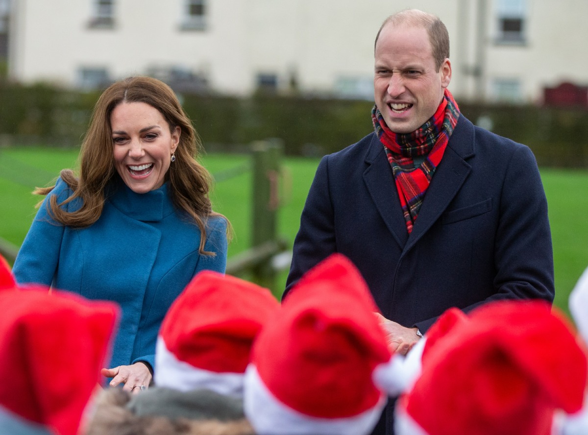The Duke and Duchess of Cambridge, visit Holy Trinity Church of England First School in Berwick-Upon-Tweed