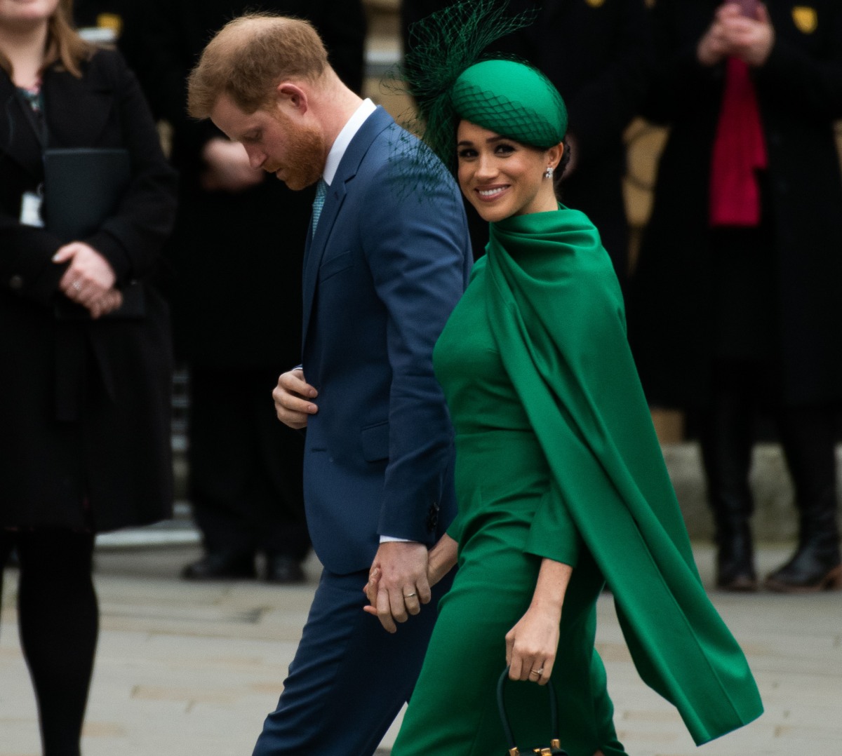 HRH The Duke Of Sussex Prince Harry and HRH The Duchess of Sussex Meghan attends The Commonwealth Da...