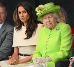 The Queen and Meghan The Duchess Of Sussex open the Mersey Gateway Bridge today, the bridge goes between Runcorn and Widnes in Cheshire.