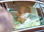 Prince Philip, the Duke of Edinburgh leaves the King Edward VII Hospital in London