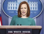 Press Secretary Jen Psaki talks to reporters during Daily Briefing