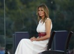 President Donald Trump and First lady Melania Trump participate in the 2020 Salute to America