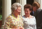 HM QUEEN ELIZABETH IIWith HRH PRINCESS MARGARET(Countess of Snowdon)Seen outside Clarence House onthe Queen Mother's 95th birthday.Bandphoto Agency PhotoB21 010077/G-30  04.08.1995