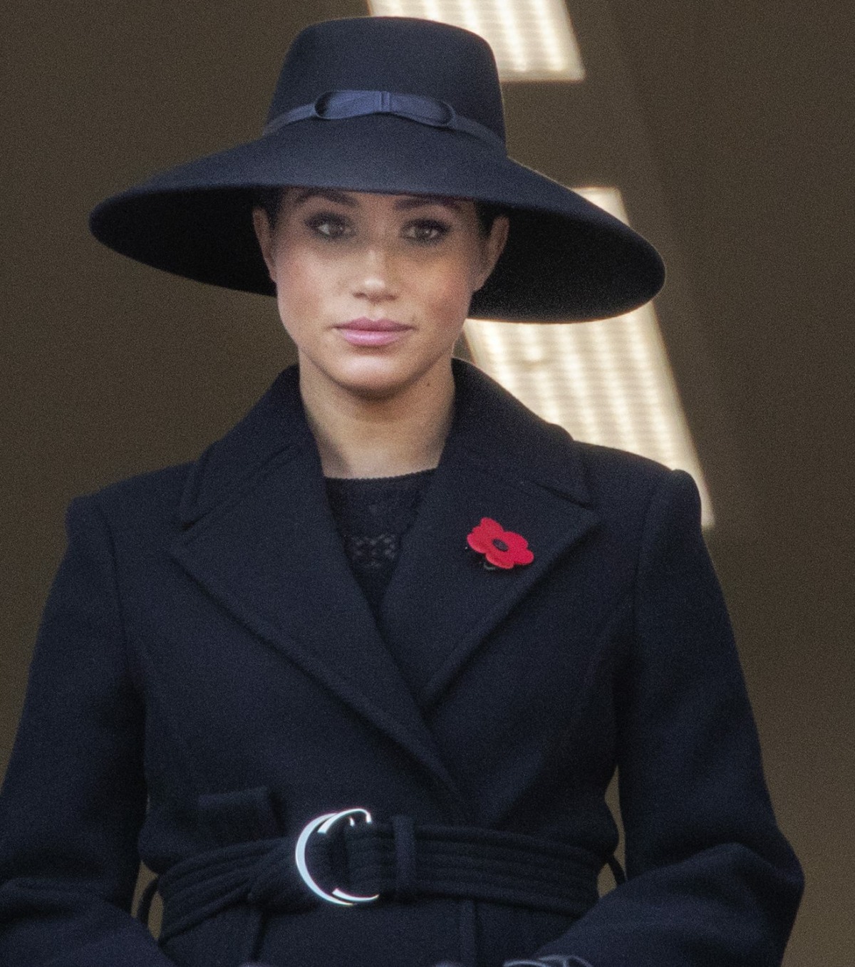 Meghan, Duchess of Sussex at the balcony of  the Foreign and Commonwealth Office at Whitehall in Londen, on November 10, 2019, to attend the National Service of Remembrance at the CenotaphPhoto: Albert Nieboer / Netherlands OUT / Point de Vue OUT |
