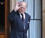 Britain's Prince Philip (R), Duke of Edinburgh arrives for the transfer of the Colonel-in-Chief of The Rifles ceremony at Windsor castle in Windsor on July 22, 2020. - Britain's Prince Philip, Duke of Edinburgh will step down from his role as Colonel-in-C