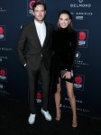 Actor Armie Hammer and wife Elizabeth Chambers arrive at the 13th Annual GO Campaign Gala 2019 held at NeueHouse Hollywood on November 16, 2019 in Hollywood, Los Angeles, California, United States.