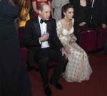 The Duke and Duchess of Cambridge attend the EE British Academy Film Awards ceremony at the Royal Albert Hall.