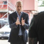 Duke of Cambridge meets ambulance staff