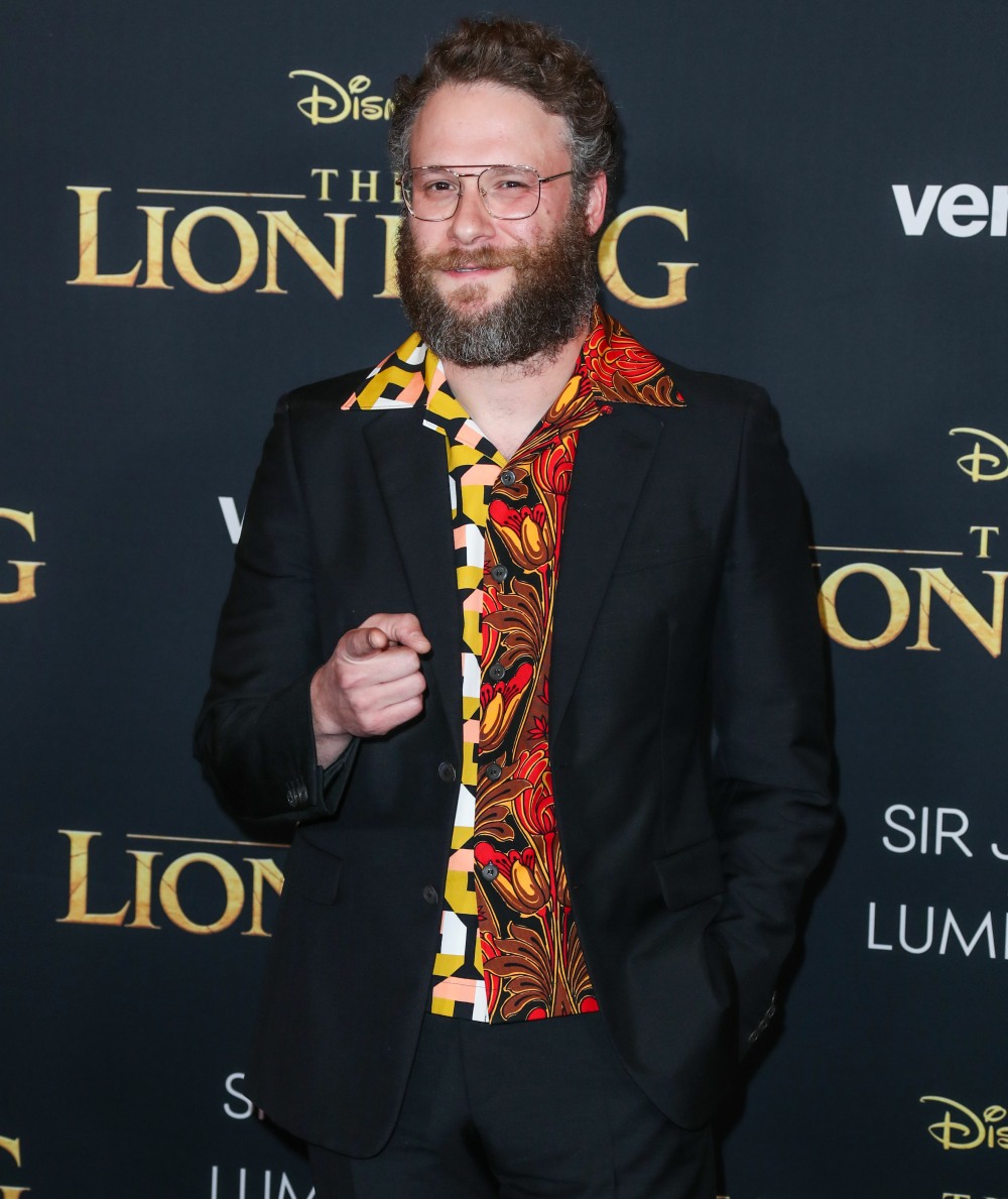 Actor Seth Rogen arrives at the World Premiere Of Disney's 'The Lion King' held at the Dolby Theatre on July 9, 2019 in Hollywood, Los Angeles, California, United States. (Photo by Xavier Collin/Image Press Agency)