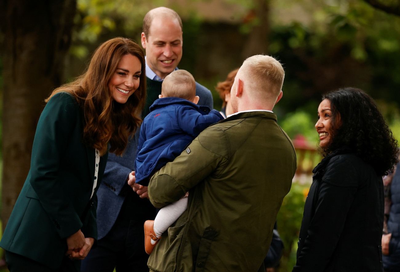 Britain's Prince William and Catherine, Duchess of Cambridge visit Starbank Park, in Edinburgh