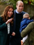 Britain's Prince William and Catherine, Duchess of Cambridge visit Starbank Park, in Edinburgh
